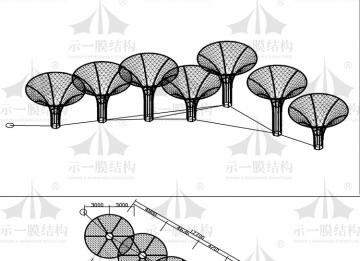 在上海示一膜結(jié)構(gòu)設(shè)計(jì)成套鋼結(jié)構(gòu)圖紙，費(fèi)用大約多少？