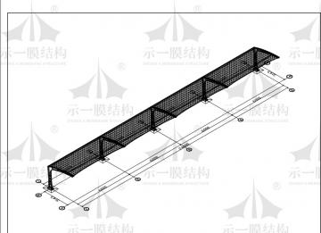 上海示一膜結(jié)構(gòu)公司能直接設(shè)計膜結(jié)構(gòu)工程圖紙嗎？