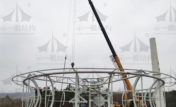 風力發(fā)電機增速涵道膜結(jié)構(gòu)